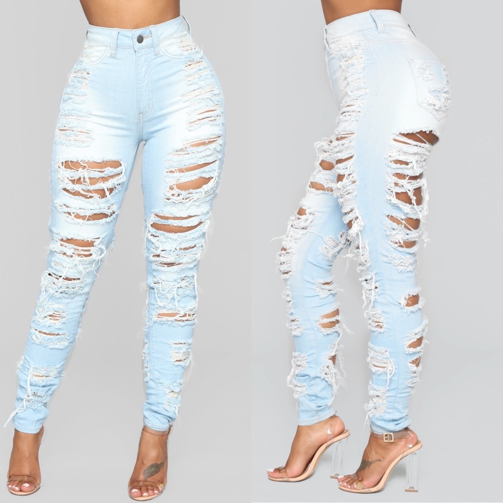 Caught in your love Distressed Jeans